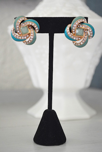 jewelry, earrings, mint