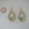 Mint Teardrop Earrings, Bright Earrings, Mint Jewelry