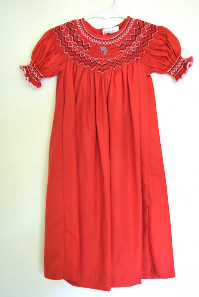 Red Smocked Elephant Dress, Alabama, Football Season, Bishop Dress, Smocked Clothes, Smocked Dress, Kid's Clothes