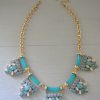 Turquoise Pendant Necklace, Tiffany Blue Necklace, Pendant Necklace, Medallion Necklace