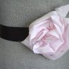 Pink Flower Belt, Fabric Flower Belt, Pink Belt, Fabric Flowers