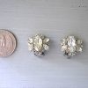 Small Rhinestone Earrings, Vintage Earrings