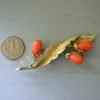 Peach Brooch, Sarah Coventry Brooch, Sarah Coventry, Vintage Brooch, Sarah Cov, vintage jewelry, Signed Brooch