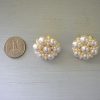 Ivory Pearl Earrings, Pearl Earrings, Pearls, Jackie O