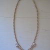 Scalloped Rhinestone Necklace,Vintage Necklace,Rhinestone Necklace,Vintage Rhinestone Necklace, Vintage Jewelry, Bridal Necklace, Bridal Jewelry
