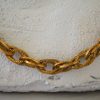 Antique Gold Necklace, Antique Gold Chain,Vintage Necklace, Engraved Necklace,Gold Necklace,Gold Chain