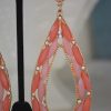 Pink Teardrops Earrings, Pink Teardrop Earrings,Pink Earrings, Pink Statement Earrings,Pink Jewelry,Rose Pink Earrings,Baby Pink Earrings, Pale Pink Earrings, Teardrop Earrings