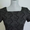 Black Eyelet Dress, Original Franklin Dress, Vintage Dress, Vintage Clothes, Vintage Wiggle Dress, Eyelet Dress