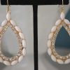 White Teardrop Earrings, Teardrop Earrings, White Earrings, White Jewelry,