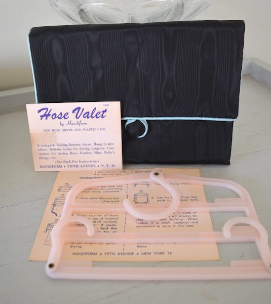 Hosiery Case, Vintage Hosiery Bag, Vintage Bag, Never Used Vintage Case, Handiform, Hosiery Case with Valet, Hosiery Bag, Vintage Hosiery Bag with Valet