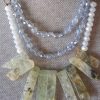 Beads and Stones Necklace, Crystal Beaded Necklace, Bohemian Style, Boho Fashion, Bohemian, Bohemian Necklace, Bohemian Jewelry