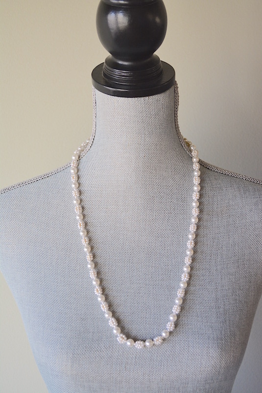 White Pearl Necklace, Pearl Necklace, Vintage Pearl Necklace, White Necklace, Vintage White Necklace