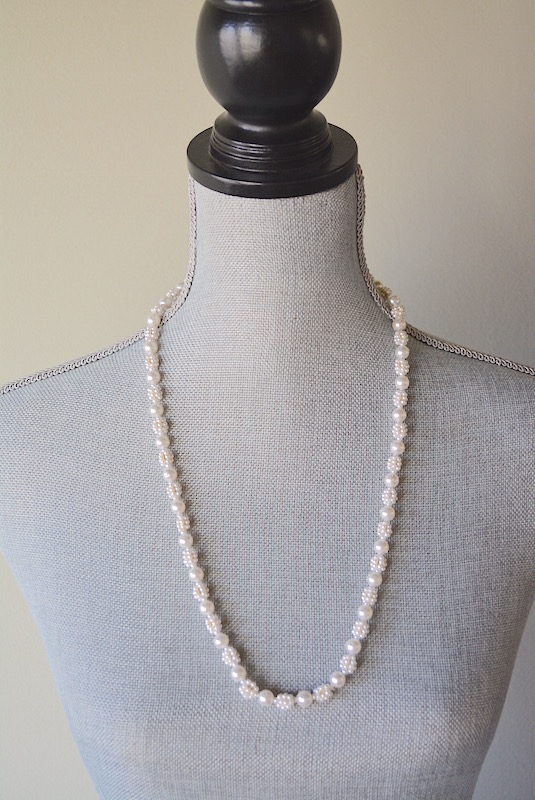 White Pearl Necklace, Pearl Necklace, Vintage Pearl Necklace, White Necklace, Vintage White Necklace