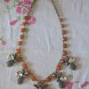 Grey Bug Necklace, Bug Necklace, Bug Jewelry, Grey Necklace, Victorian-Inspired Jewelry