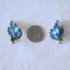 Royalty Rhinestone Earrings, Sapphire Earrings