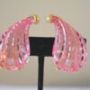 Pink Wave Earrings, Kenneth Lane Jewelry, Kenneth Lane Earrings